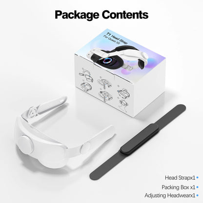 HUADAI design Comfort Head Strap AccessoriesCompatible with Oculus/Meta Quest 2/3/ 3S, Elite Strap Replacement  VR Accessories