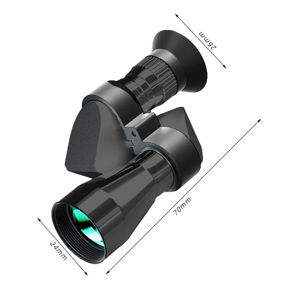 Compact Monocular Telescopes Portable Handheld Monocular with BAK4 Prism and FMC Green-coated Lens for Travelling Sightseeing