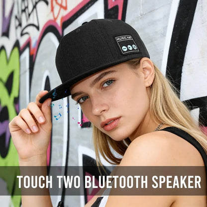 Bluetooth speaker baseball cap, outdoor sports cap with high-definition stereo hidden speaker and built-in microphone