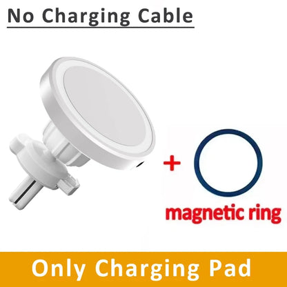 MagSafe Car Wireless Charger 30W - Air Vent Clip Phone Holder - Stable Grip For iPhone 13-17 Pro Max & Fast Charging Stand