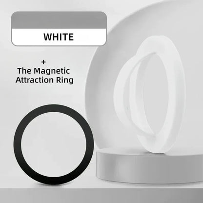 Magnetic Phone Ring Holder Grip Attachment Removable Magnetic Phone Ring Waterproof Liquid Silicone for iPhone & Android Cases