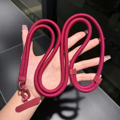 Adjustable Mobile Phone Strap Outdoor Anti-lost Crossbody Phone Lanyards Neck Rope with Patch Cellphone Hanging Cord Strap