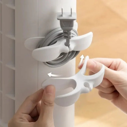 Cable Management Clips 6-Pack, Universal Fit for Kitchen Appliances to Secure Cords, Practical Design
