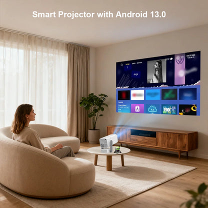 ThundeaL HD Mini Projector TD80 Pro Full HD 1080P 4K Video WIFI Android Portable Projector TD80Pro Home Theater Cinema PK TD80W
