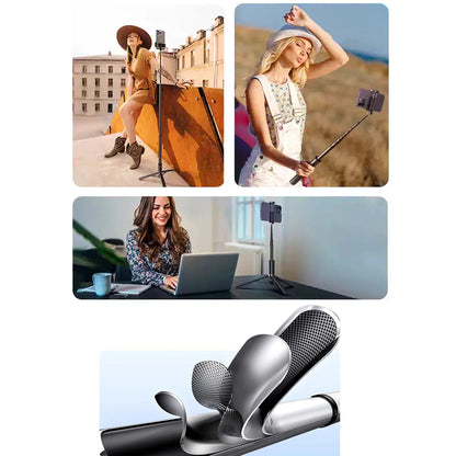 Portable Telescopic Bluetooth Selfie Stick for Live Streaming Photography and Travel A Convenient Photo-taking Gadget
