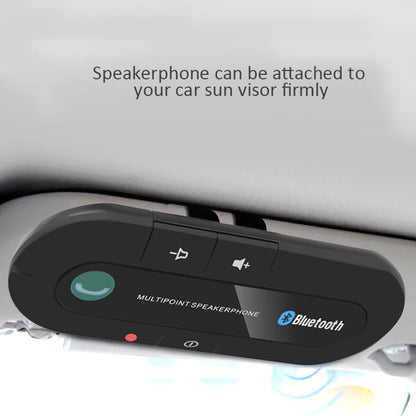 Bluetooth Speaker Handsfree Car Kit Sun Visor Clip Wireless Audio Receiver Speakerphone Wireless Stereo MP3 Music Player