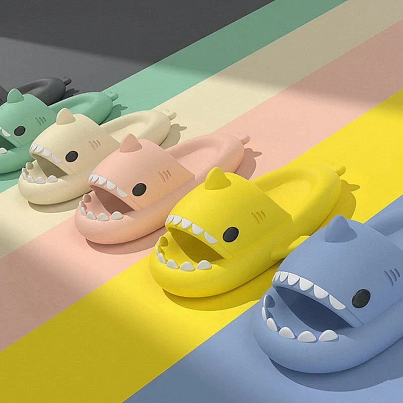 Shark Slides – Funny Shark Slippers & Sandals for Men, Women & Kids
