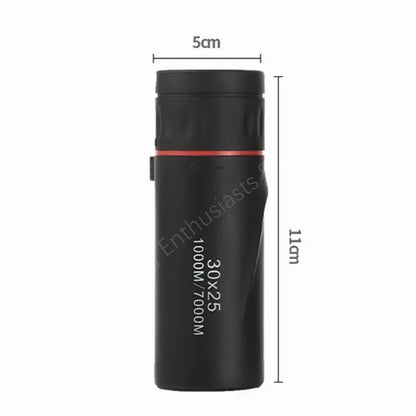 Mini Monoculars 30 X 25 HD Optical Focusing Telescope for Outdoor Traveling Camping Hunting Portable Binoculars