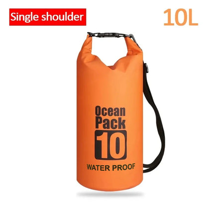 Dry PVC waterproof bags for men and women, 2L/5L/10L/20L/30L, outdoor swimming bucket bags, rafting bags