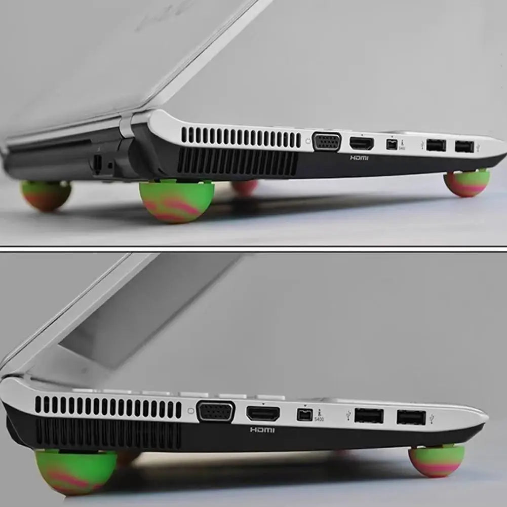 Laptop Stand Portable Cooling Pad For MacBook Laptop Cool Ball Heat Dissipation Skidproof Pad Cooler Stand