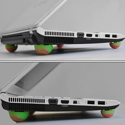 Laptop Stand Portable Cooling Pad For MacBook Laptop Cool Ball Heat Dissipation Skidproof Pad Cooler Stand