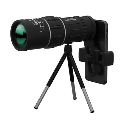 16x52 Monocular Binoculars Dual-focus Large-aperture Birdwatching Scope Photography Low-light Night Vision Hunting Camping