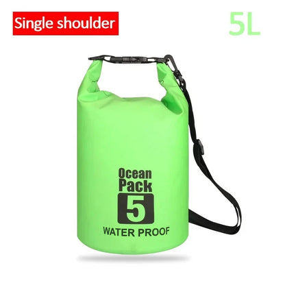 Dry PVC waterproof bags for men and women, 2L/5L/10L/20L/30L, outdoor swimming bucket bags, rafting bags