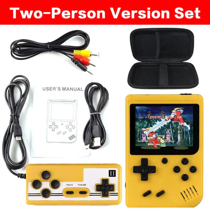 Retro Portable Mini Handheld Video Game Console 8 Bit 3.0 Inch Color LCD Kids Color Game Player Built in 500 Games