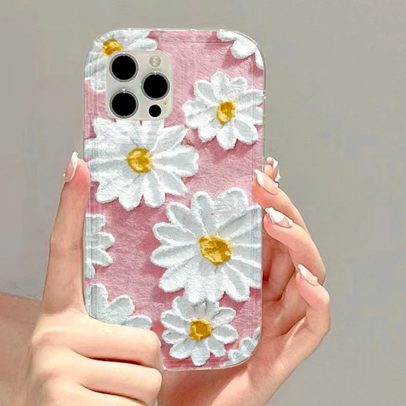 Clear Phone Cases For iPhone 13 Case iPhone 17 Air 16e 15 16 12 11 14 13 Pro Max Funda Love Heart Soft Silicone Shockproof Cover