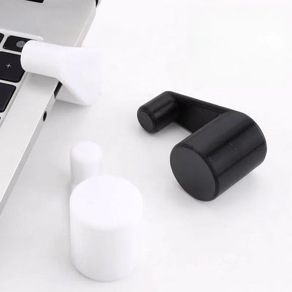 Ergonomic Portable Laptop Cooling Stand - Ventilated Heat Dissipation Invisible Elevated Holder Universal Notebook Accessory