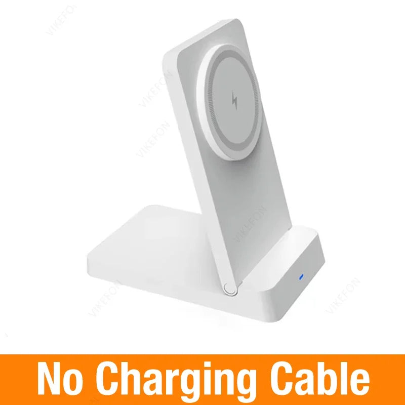 Magnetic Fast Charging Station 15W Wireless Charger Desktop Fold Smart Phone Holder Charge For Magsafe iPhone 16 15 14 13 12 Pro