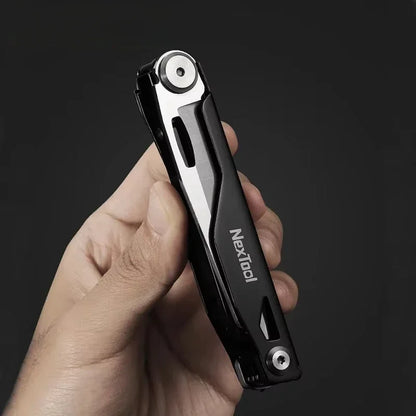 NexTool 12-in-1 Multitool Knife Outdoor Pocket Knife Survival Kit Folding Multi Tool Screwdriver EDC Tools with Nylon Case