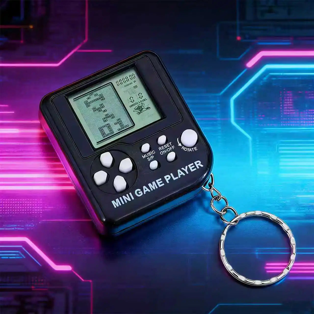 Retro Mini Handheld Game Console Classic Electronic Games Handheld Game Machine Children's Educational Game Console Toy Ide Gift