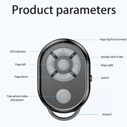Bluetooth Remote Control for iPhone Xiaomi Android iOS Phones Selfie Stick Wireless Shutter Portable Phone Camera Controller
