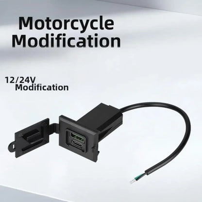 Dual Port Car Charger 36W Fast Charging With USB C And USB A Supporting QC 3 0 And PD 30W For Cars Motorcycles Yachts And RVs