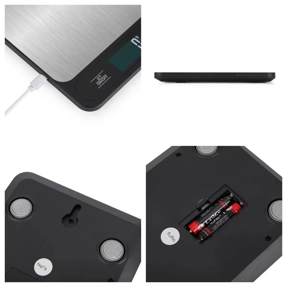 Digital Kitchen Scale Weight Scale Food Coffee Scales Smart Electronic Waterproof Digital Scale For Baking and Cook