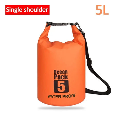 Dry PVC waterproof bags for men and women, 2L/5L/10L/20L/30L, outdoor swimming bucket bags, rafting bags