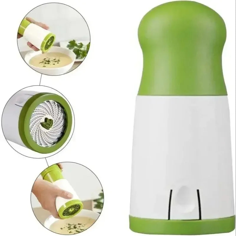 Herb Grinder Multifunction Manual Spice Mill Parsley Shredder Chopper Fruit Vegetable Cutter Kitchen Gadgets Cooking Tools