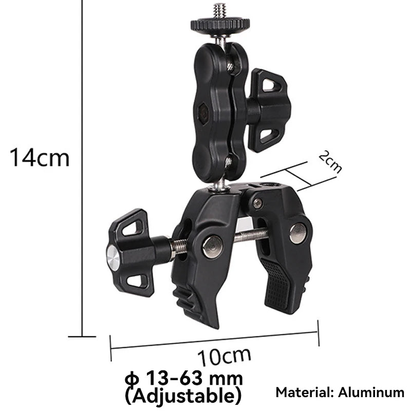 Camera Motorcycle Handlebar Mount Selfie Stick Bicycle Monopod for Go Pro 13 12 11 10 9 8 Insta360 X4 X5 DJI Osmo Action 5 Pro 4