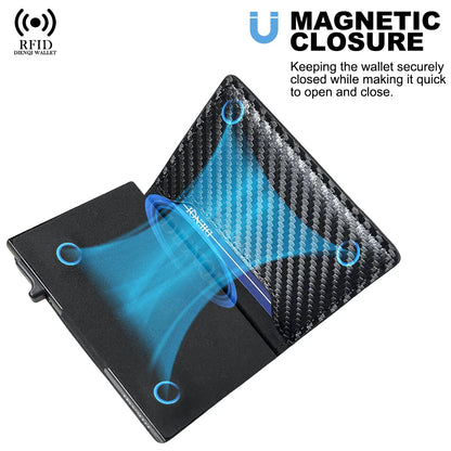 Multi-card Slot Men Wallet Business Card Holder Fashion Folding Large-capacity Coin Purse PU Leather Black Short Purse Card Case