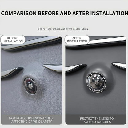 2PCS Car Camera Lens Protector Rear View Backup Camera Cover 360° Camera Protection Anti Scratch Waterproof Dust-proof