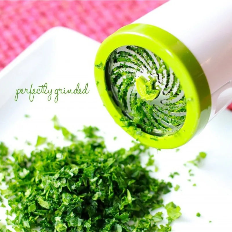 Herb Grinder Multifunction Manual Spice Mill Parsley Shredder Chopper Fruit Vegetable Cutter Kitchen Gadgets Cooking Tools