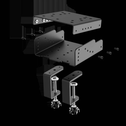 Racing Simulator Desk Mount Adjustable Racing Simulator Mount Desktop Mounting Bracket Non-Slip Quick-Release for Gamers