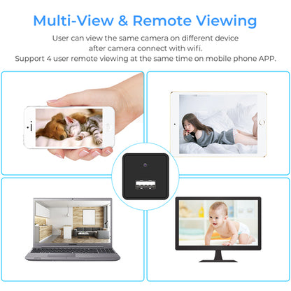 Hidden WiFi Camera – Mini HD 1080P Spy Camera with USB Charger Design