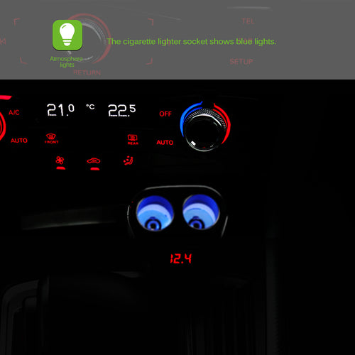 Dual USB Car Charger – 1-to-2 Cigarette Lighter Splitter for iPhone & Android