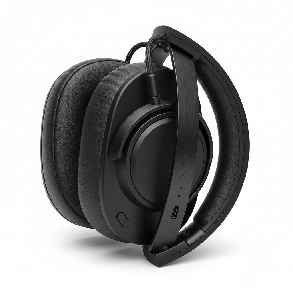 Ergonomic Wireless Headphones – Comfortable Over-Ear Bluetooth Headphones