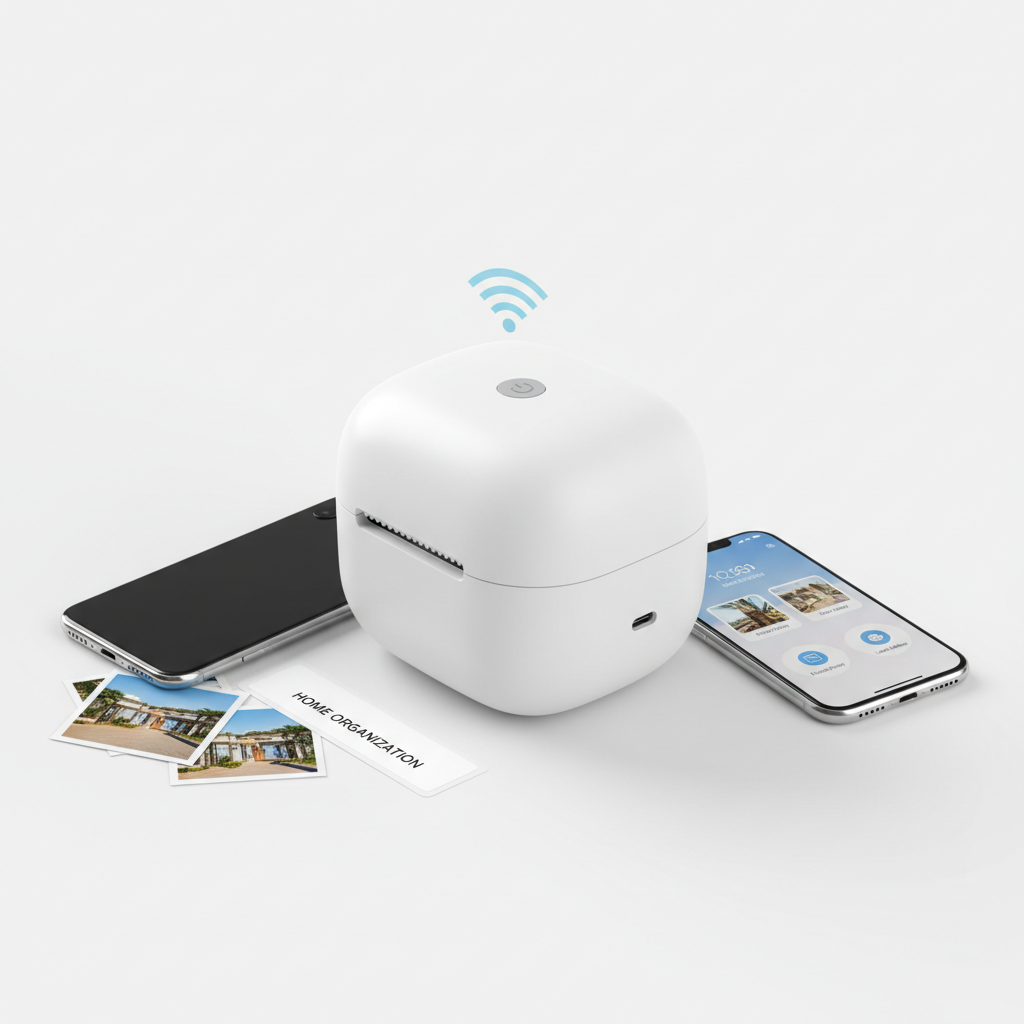 Portable Printer – Mini Wireless Photo & Label Printer for iPhone & Android