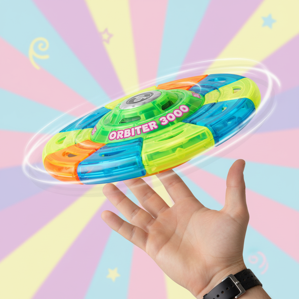 Flying Spinner – Handstart UFO Flugspielzeug für Kinder & Erwachsene