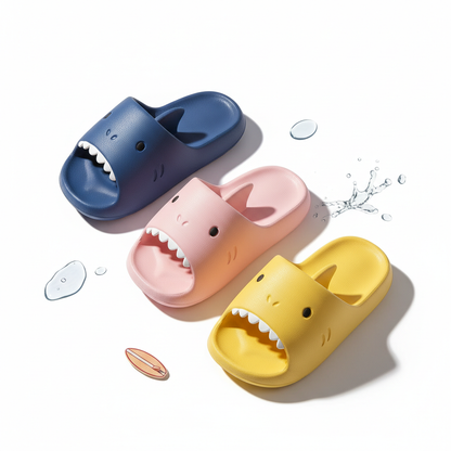 Shark Slides – Lustige Hai-Hausschuhe & Sandalen für Herren, Damen & Kinder